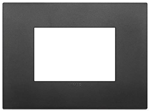 Vimar 19653.71 Arké Cover Frame Classic 3 Module Technopolymer Black