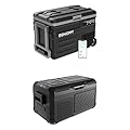 EUHOMY 12 Volt Car Refrigerator Bundle - 49 Quart & 19 QT Portable Freezers with Wheels for Camping, Trip, Truck, Home