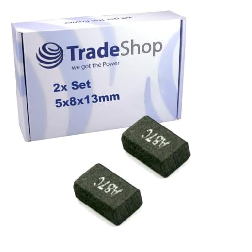 2x Motorkohlen Kohlebürsten 5x8x13mm kompatibel mit Bosch GSB 10 RE, GSB 13 RE, GBM 340, GBM 345, GBM 350 ersetzt 1619P20086, 1 619 P20 086