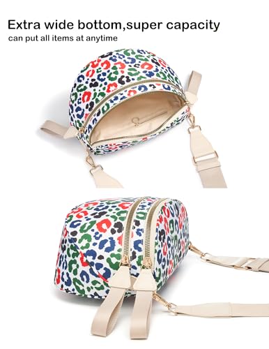 Image of FEIBOON Spacious Nylon Crossbody Bag Bum Bag Handbags Wallets Purses Trendy Shoulder Bag for Women