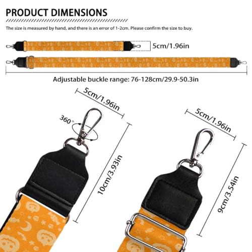 Image of Adjustable Purse Strap Replacement, Wide Shoulder Canvas Bag Strap, Crossbody Handbag Strap
