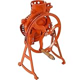 Corn Sheller Hand Crank, Heavy Duty Hand Corn Sheller, Manual Farm Corn Thresher and Remover Tool with Wooden Handle, Cast Iron Corn Thresher Tool, Quick Corn Cob Stripper Tool for Duty Shelling Machi