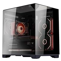 HOENGAGER Horizon Gaming PC -AMD Ryzen 7 5700G 8-Core 3.8 GHz-Radeon RX 9060 XT 8GB -32GB DDR4 RAM-1TB PCIe +2TB SATA SSD -WiFi &amp;Bluetooth -RGB Fans-Prebuilt PC Windows 11 Pro Desktop Computer-Black