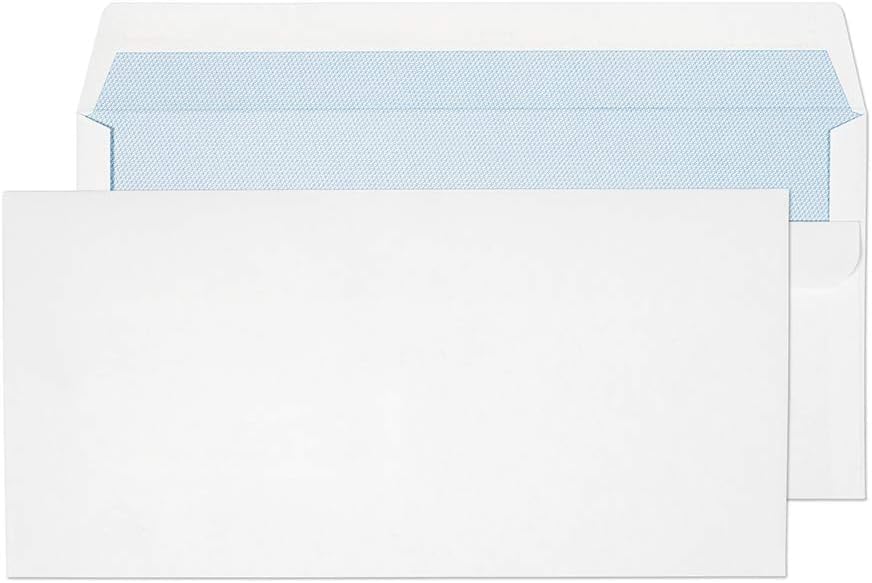 Enveloppes auto-adhésives DL 90g Blake Purely pour envoyer vos factures sans colle