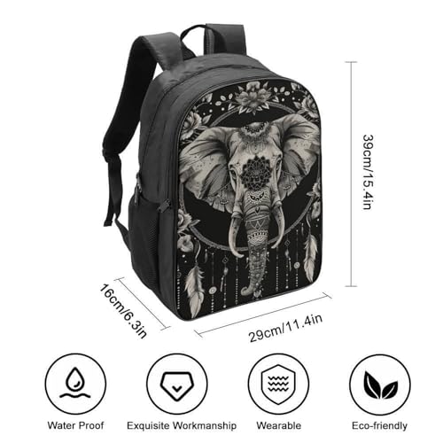 Sac à dos éléphant pour enfants résistant à l'eau pour protéger les cahiers de primaire