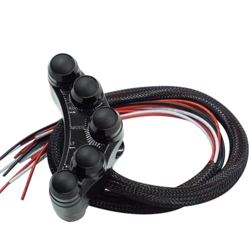 Guidon 7/8" interrupteur de phare moto résout les pannes de clignotant et bouton de klaxon HS