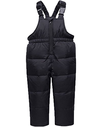 image for JELEUON Baby Girls and Boys Winter Warm Hooded Fur Trim Zipper Snowsui