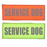 Écussons pour chiens d'assistance : l'écusson réfléchissant rend votre chien d'assistance ou votre chien aveugle très visible de loin, favorisant ainsi la sécurité. utilisation : médaille pour animal d'assistance, écussons pour gilet de dressage