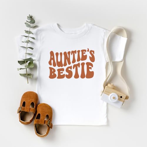 Auntie's Bestie Toddler Shirt - Cute Gift From Aunt - Gift For Niece or Nephew - Best Friends T-Shirt - Natural Boho Toddler & Youth Tee2
