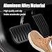 deemars Foot Pedal Pads Set, Auto Aluminum Pedal Covers, Non-Slip Performance Aluminum Car Accessories Brake & Accelerator Pedal Covers Replacement for Most Vehicle