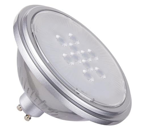 QPAR111 GU10, LED Leuchtmittel silber 7W 4000K CRI90 40°