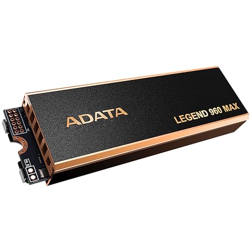 外付けハードディスク・ドライブ ADATA LEGEND 960 MAX 2TB SSD ADATA LEGEND 960 MAX PCIe Gen4 x4 M.2 2280 Solid State Drive