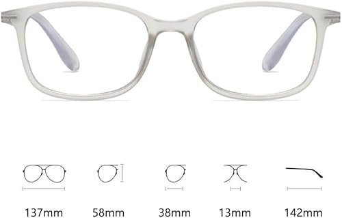 Miniatura 5 de 2PRS TR90 - Lentes de miopía de estilo retro clásico