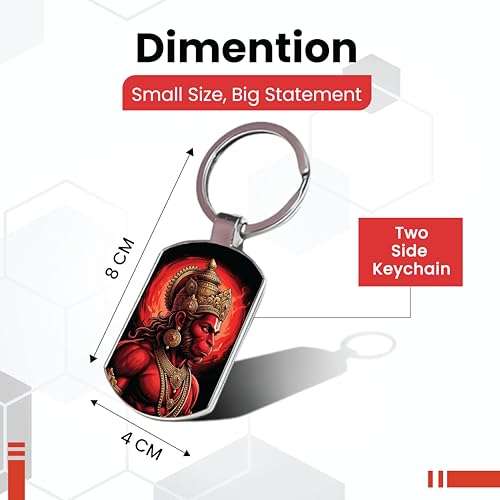 Image of Stylish Metal Keychains with Permanent Glossy Print - Inspirational Quotes & Spiritual Designs - Perfect Key chains for loved ones, Personal Use, Gifts & Return Gifts