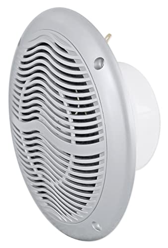 Rockville Pair RMC65S 600W 6.5" Marine Boat Speakers, Waterproof 2-Way Speakers, Silver, UV Resistant for Boats, Cars, and Outdoor Use - Image 3