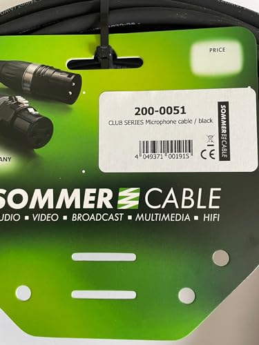 Sommer Cable Club Series MKII Microphone Cable 20 m Black, 20m - Image 3