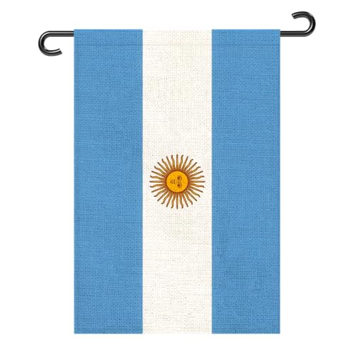 ZDSSM Argentina Garden Flag 12x18 Inch, Argentine Yard Flag Outdoor Decor