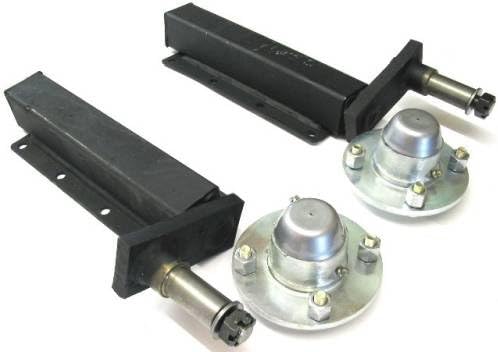 Peakride RU5U440 std stubs Unbraked Trailer Suspension Units c/w Unbraked Hubs 500kg