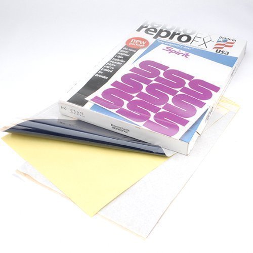 100 X A4 Papel carbono pegatina termal Spirit para diseño tatuajes