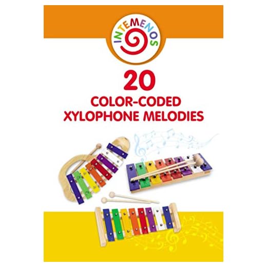 20 Color-Coded Xylophone Melodies: 20 Color-Coded and Letter-Coded Xylophone Sheet Music for Children