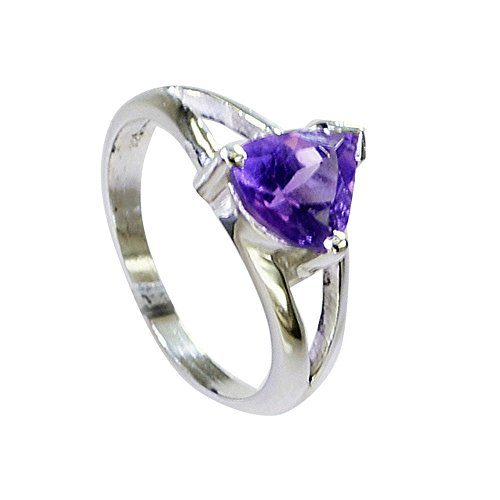 Bague améthyste en argent pour femme connectée aux astres