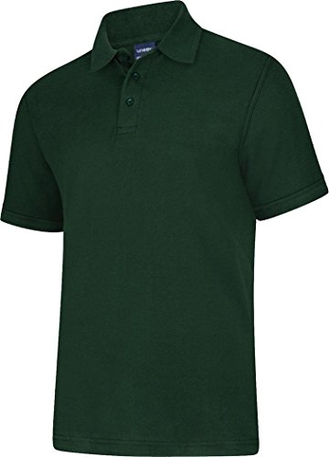 Uneek Uc108 Deluxe Polo Shirt Bottle Green S