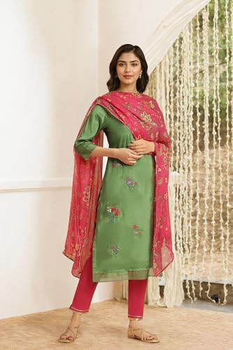 Image of W for Woman Women's Viscose Regular Fit Casual Kurta