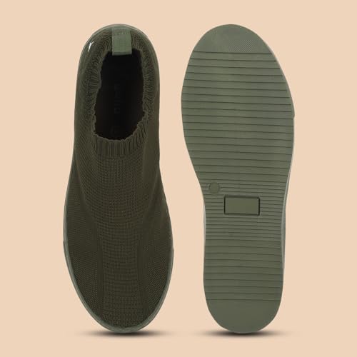 Image of YOHO Men's Freestep Spacious And Casual Slip On Shoes | Comfortable For Long Hours Of Walking | Outperforms Memory Foam | Arch Support Insole