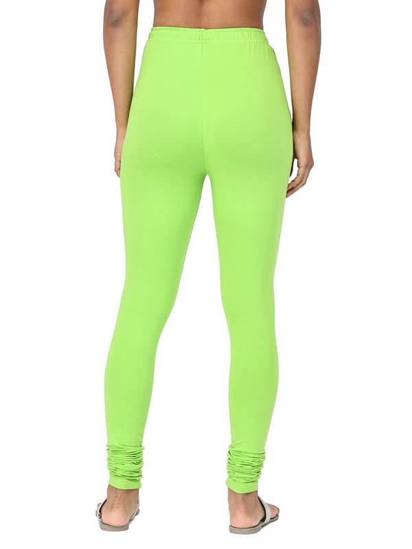 Image of Robinbosky Cotton Churidhar Leggings for Women - Stylish, Stretchable & Flattering Fit for All-Day Comfort