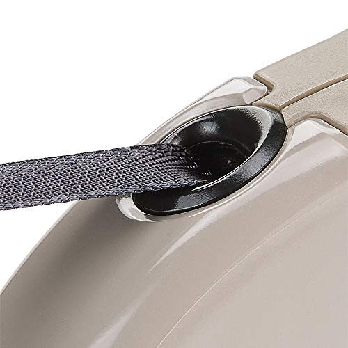 Ferplast Amigo Médio Fita, Guia Retrátil para Cães, Cinza Ferplast para Cães, Médio, Cinza