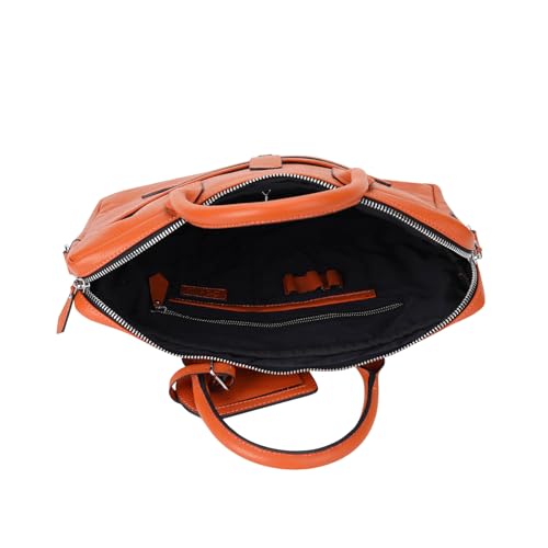 HAMMER COAL Royal Spade Executive Leather Bag