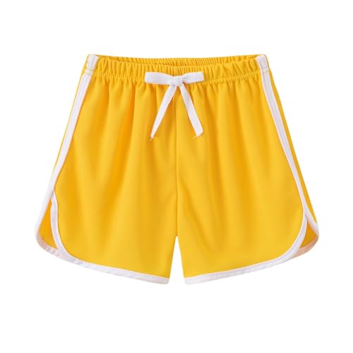 3 Pack Toddler Boys Girls Cotton Athletic Running Shorts, Kids Summer Casual Fashion Drawstring Soccer Shorts2