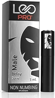 LEO PRO Desensitizing Delay Spray for Men: Non Numbing. Natural Climax Control to Last Longer in Bed - Maximized Sensation. Male Genital Desensitizer Spray: Helps Premature Orgasm | 50 Sprays (5mL)