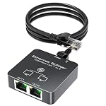 KiwiBird – KiWiBiRD LAN Splitter 1 auf 2, LAN Switch 2port, LAN Verteil