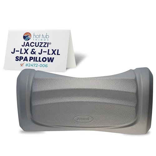 Jacuzzi 6455-485 J-LX J-LXL Gray Snap-in Headrest Replacement 2011-2019
