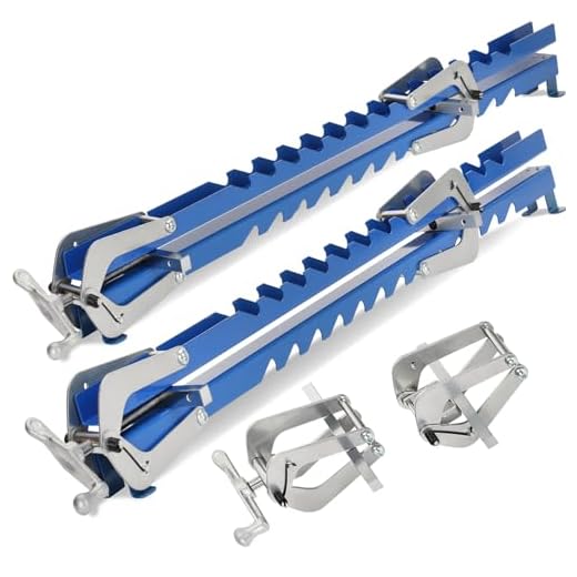 36 Inch Panel Clamps 2 Pack, 4-Way Pressure Steel Parallel Clamps Pre-installation Jigs Fit for 1/2" to 3" Cutting Boards, Tabletops, and Cabinet Cutting Board Clamps