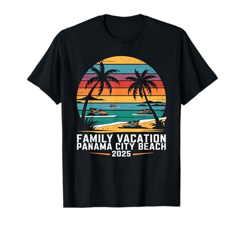 Family Vacation Panama Beach Trip 2025 Panama City Vacation T-Shirt