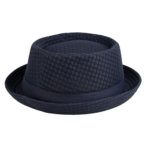Image of The Hat Depot Unisex Light Weight Classic Soft Cool Mesh Pork Pie hat