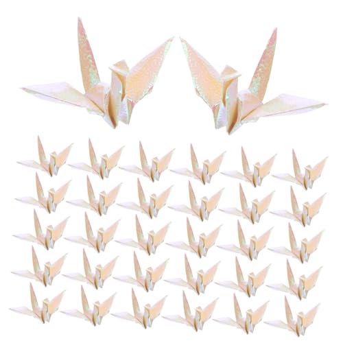 Grues en papier origami faites main OSALADI par 100 pièces pour mariage