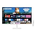 SAMSUNG 32-Inch M5 (M50D) Series FHD Smart Monitor with Streaming TV, Speakers, HDR10, Gaming Hub, Multiple Ports, Workout Tracker, Vision Accessibility Tools, LS32DM501ENXZA, 2024