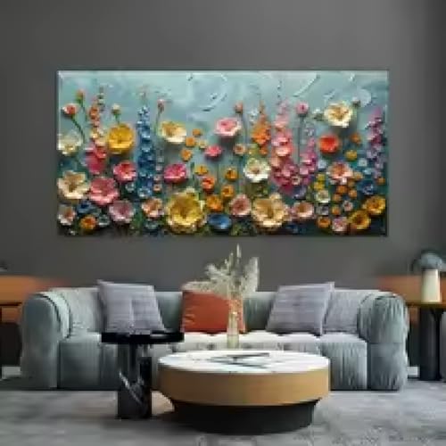 Décoration d'intérieur moderne avec fleurs abstraites pour votre bien-être