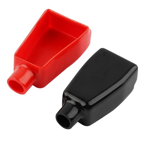 Ongfuwu 2PCS Battery Terminal Covers, Flexible Battery Terminal Insulating Protector ...