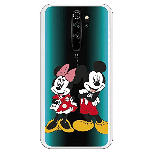 Fundas Para Xiaomi Redmi 8 Funda para Xiaomi Redmi Note 8 Pro Oficial de Clásicos Disney Mickey y Minnie Posando para Proteger tu móvil. Carcasa para...