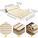 Rollable Floor Mattress Frame，Bed Board Bed Slats,Adjustable Foldable Mattress Support Board Under Mattress Bed Board for All Ages Bunkie Board with Customizable Hardness and Softness Wood 1