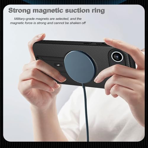 Coque iPhone 17 Air MagSafe pour visionner vos vidéos avec support carbone