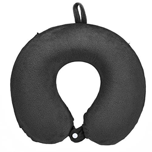 Travel Pillow,Airplane Neck Pillow for Traveling,100% Pure Memory Foam U Shaped Neck Pillow,Super Lightweight Portable Headrest Great for Airplane Chair, Car,Home,Office