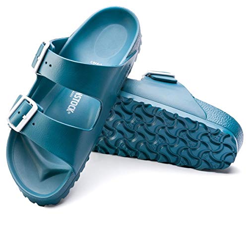 Image of Birkenstock Women's Heels Open Toe Sandals, Turquoise, 9