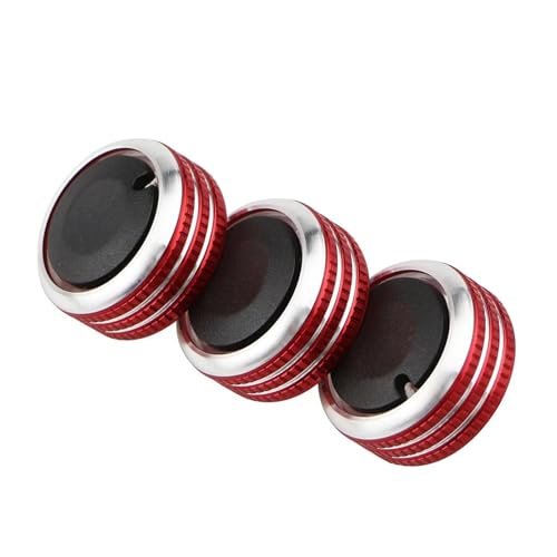 Interruptor aire acondicionado Para Chery QQ6 QQ3 Perillas Del Interruptor De Control De Calor Del Aire Acondicionado Interior(Mejora Roja)