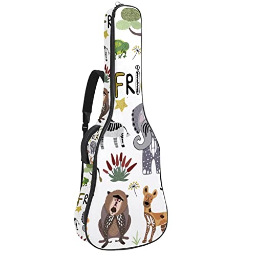 Tiger Stripes Étui de protection rembourré pour guitare classique acoustique Motif rayures, Multicolore 05, 42.9×16.9×4… - Les Beatles, Paul McCartney, John Lennon, RIngo Starr, George Harrison Tiger Stripes Étui de protection rembourré pour guitare classique acoustique Motif rayures, Multicolore 05, 42.9x16.9x4…