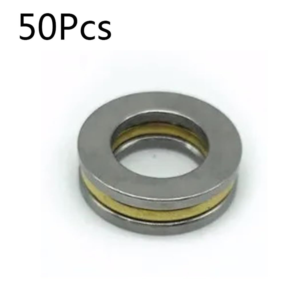 50 piezas F7-17M 7x17x6 mm Cojinete de empuje de bolas plano Cojinete de bolas de empuje plano